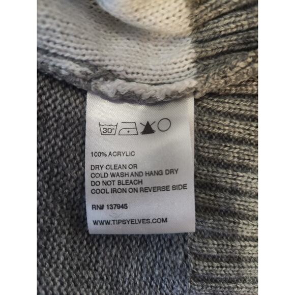 Tipsy Elves Santa Claws Ugly Christmas sweater size small - Picture 6 of 6